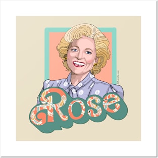 Golden Girls Malibu Rose Posters and Art